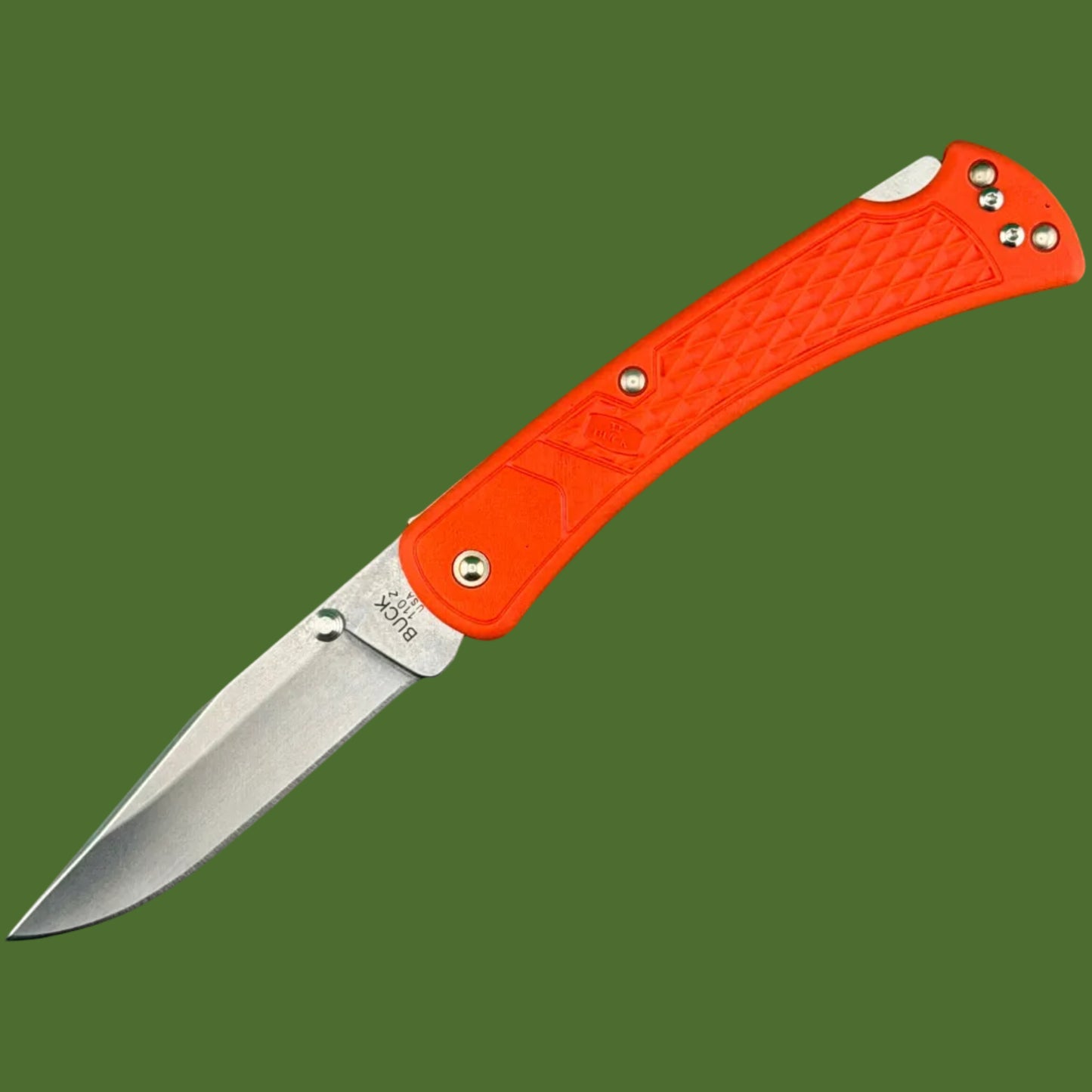 Buck 110 Slim Select Lockback Orange