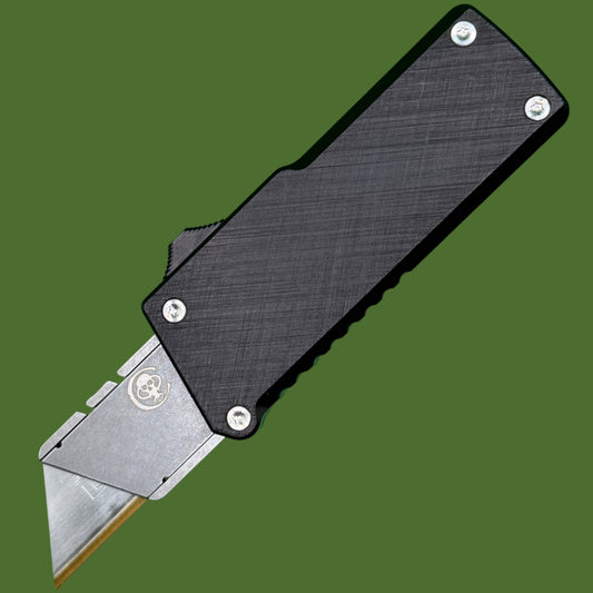 Chaves CHUB Utility OTF Black Crosshatch Aluminum