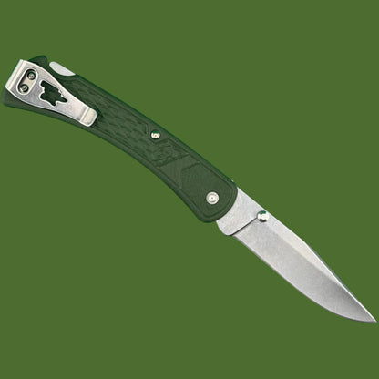 Buck 110 Slim Select Lockback Green