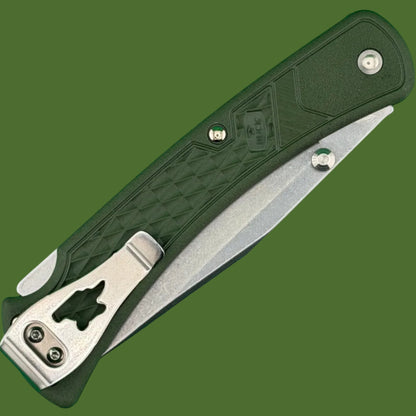 Buck 110 Slim Select Lockback Green