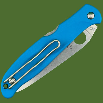 Spyderco Charisma Lightweight Lockback Blue FRN C259PBL
