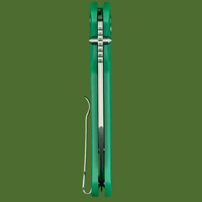 CJRB Pyrite Light Button Lock Blue-Green Color Change Handle