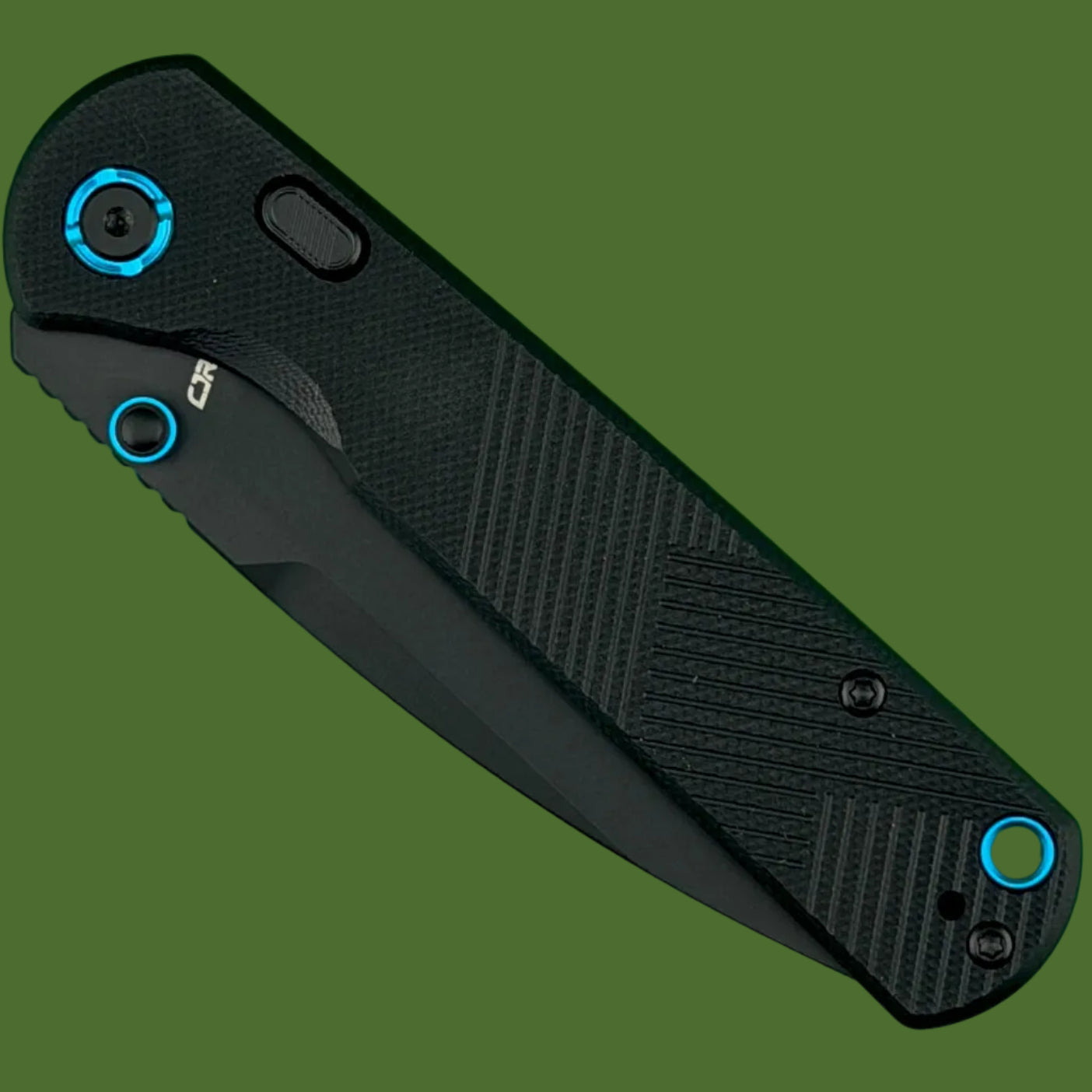 CJRB Latitude Top Linerlock Black G-10 Black PVD
