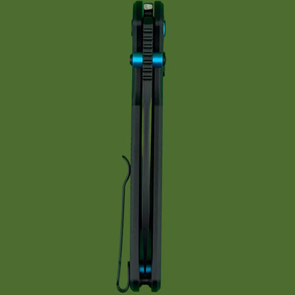 CJRB Latitude Top Linerlock Black G-10 Black PVD