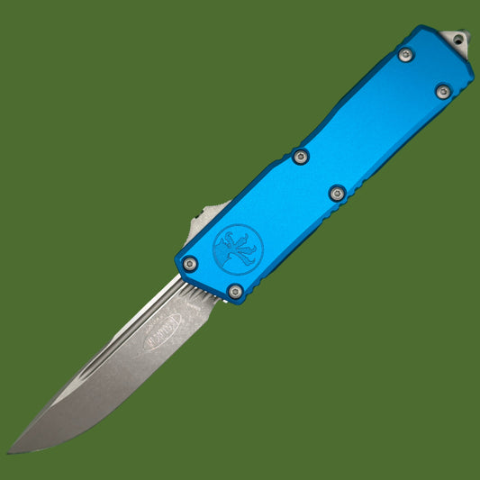 Microtech Scarab II Executive S/E Gen III Blue Apocalyptic Standard 1176-10APBL