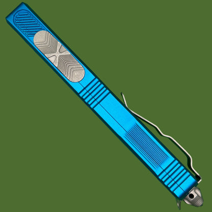 Microtech Scarab II Executive S/E Gen III Blue Apocalyptic Standard 1176-10APBL