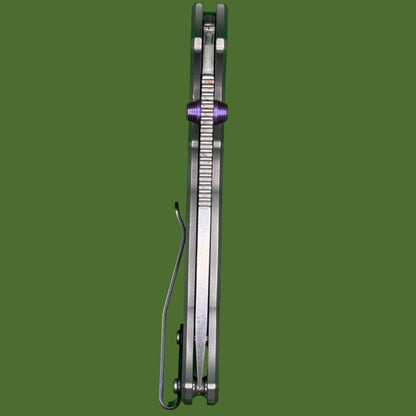 *Pre-Owned* Demko AD20.5 Smooth Titanium (Modified Thumb-studs and Clip)