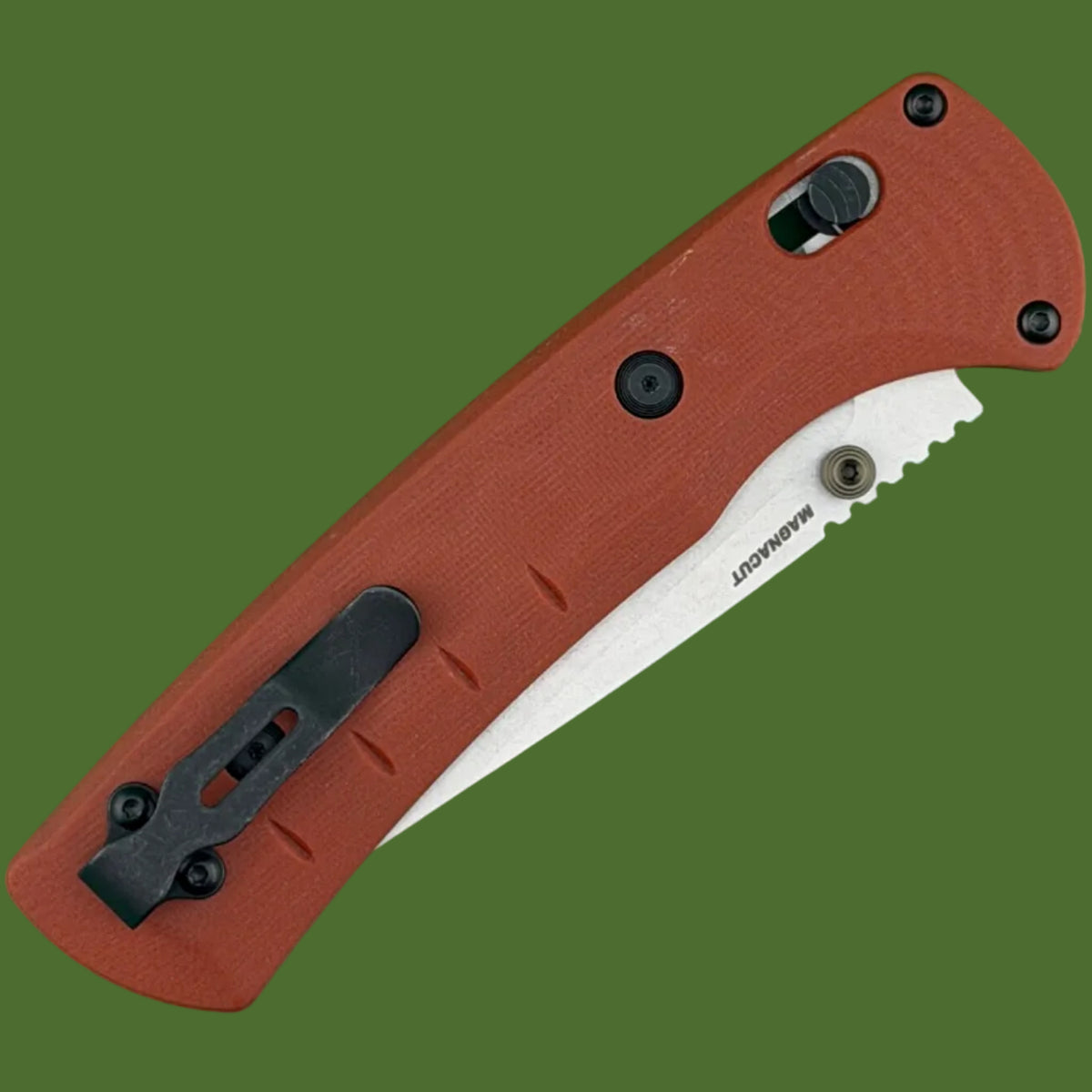 Benchmade Slipridge Folder Rust Orange G-10 15090-01