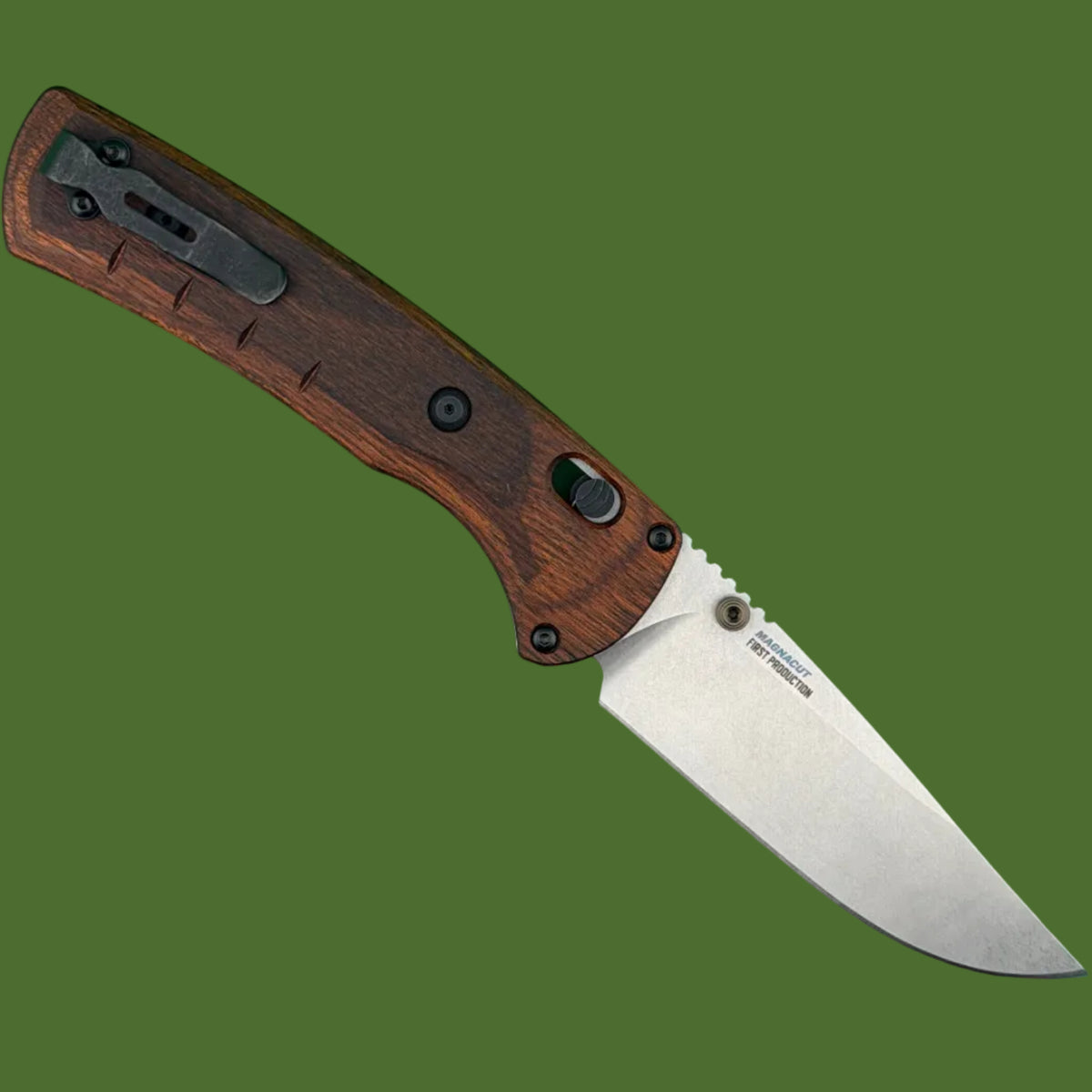 Benchmade Slipridge Folder Wood 15090