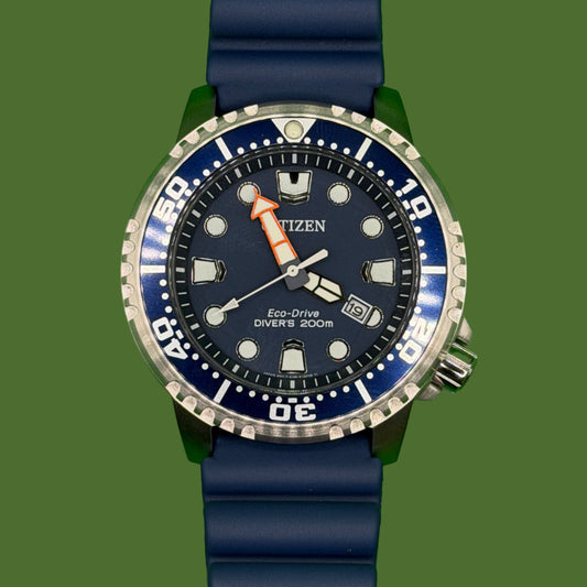 *Pre-Owned* Citizen Promaster Dive Eco-Drive Watch (Blue)