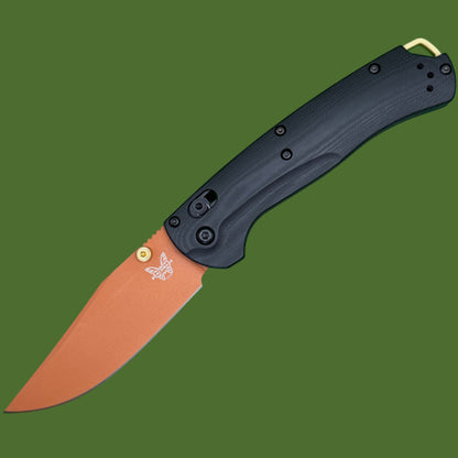 Benchmade Taggedout Limited Edition (Black G-10, Burnt Orange) 15536CR-2501