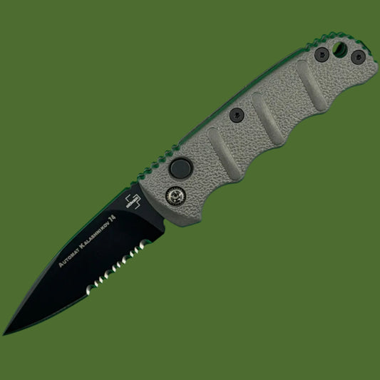 Boker Mini Kalashnikov Automatic Grey (Black Partially Serrated)