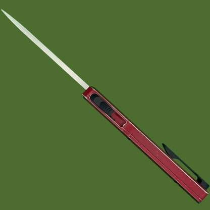 Chaves Dissident OTF Red Flat Battleworn (Two-Tone Drop Point)