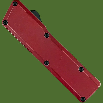 Chaves Dissident OTF Red Flat Battleworn (Two-Tone Tanto)