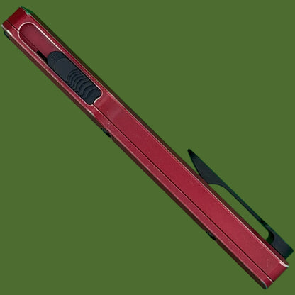 Chaves Dissident OTF Red Flat Battleworn (Two-Tone Tanto)