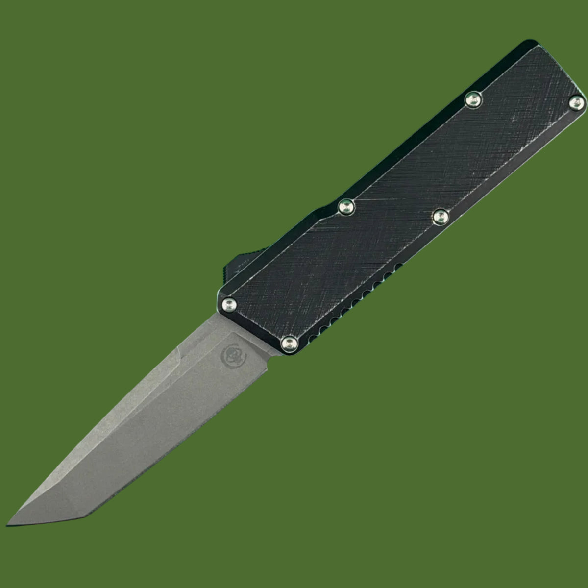 Chaves Dissident OTF Black Crosshatch Battleworn (Stonewash Tanto)
