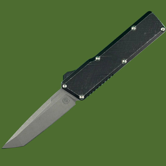 Chaves Dissident OTF Black Crosshatch Battleworn (Stonewash Tanto)