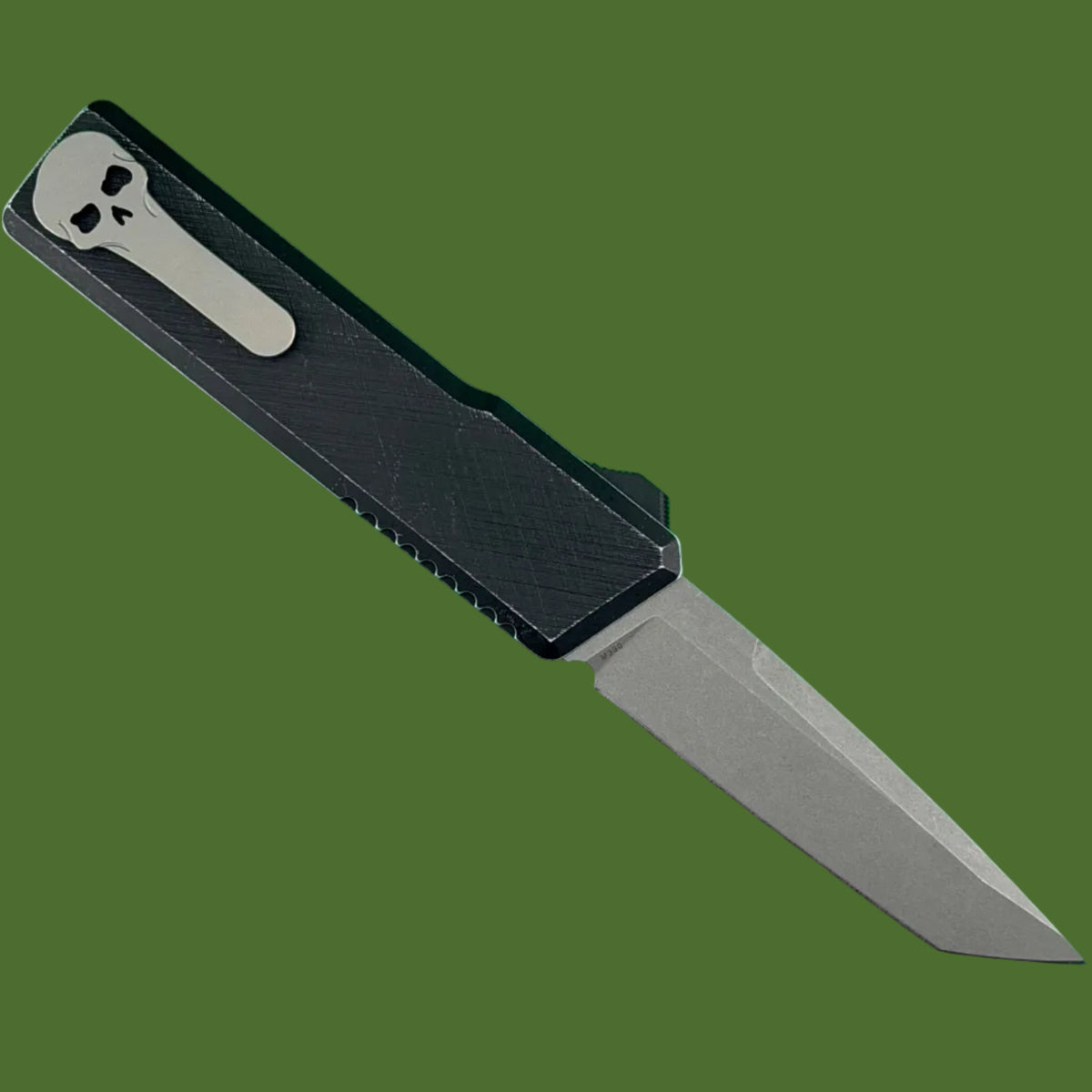 Chaves Dissident OTF Black Crosshatch Battleworn (Stonewash Tanto)