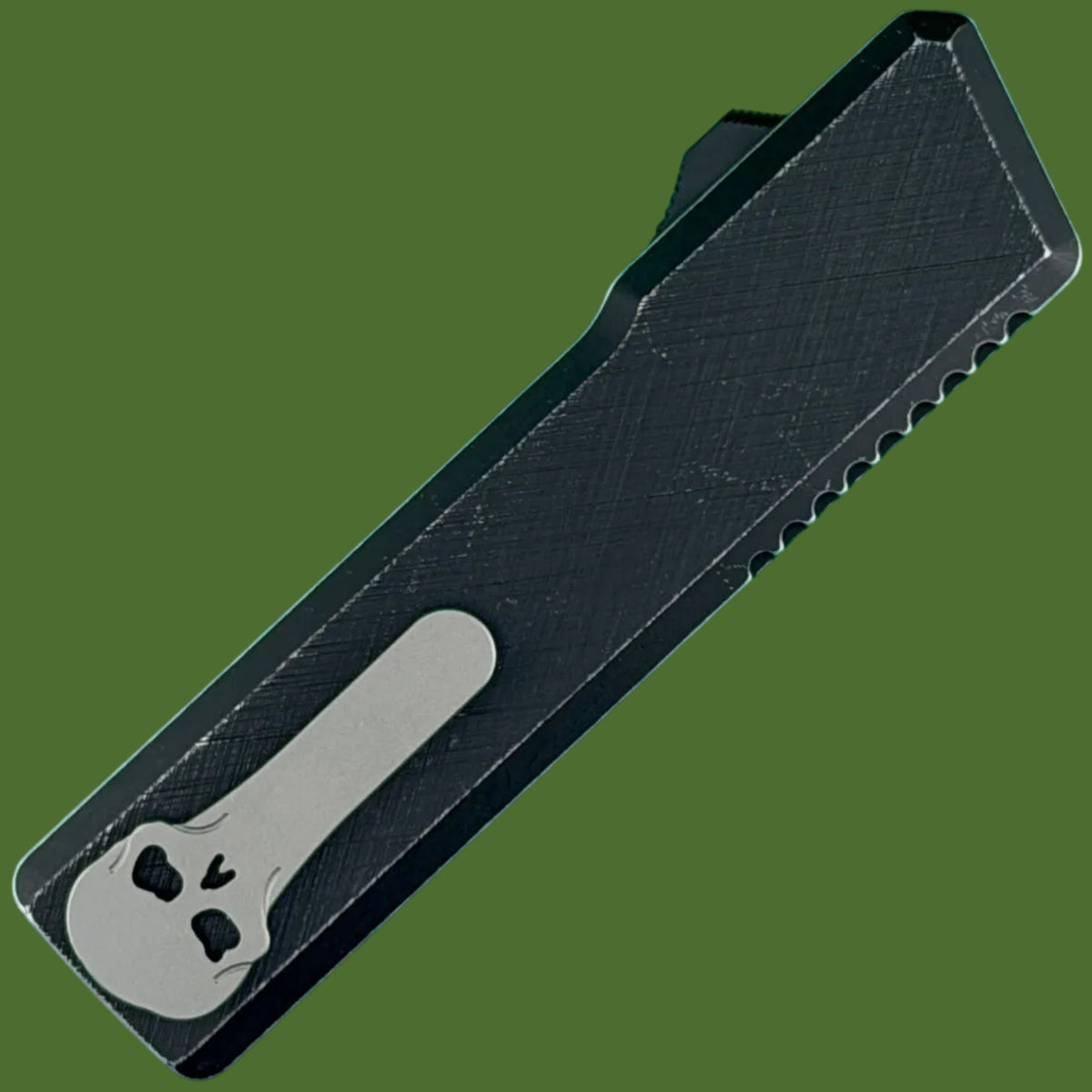 Chaves Dissident OTF Black Crosshatch Battleworn (Stonewash Tanto)