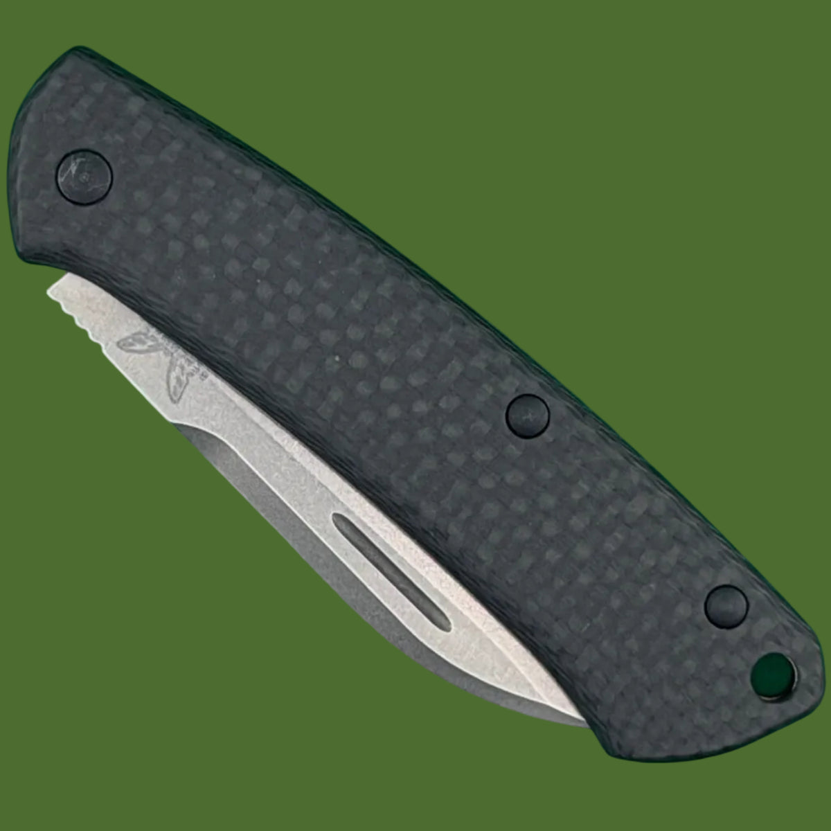 *Pre-Owned* Benchmade Proper Slip Joint Sheepsfoot Carbon Fiber First Production