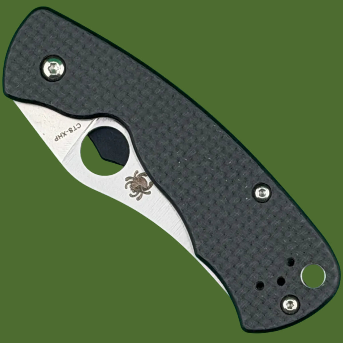 *Pre-Owned* Spyderco Rhino Compression Lock Carbon Fiber
