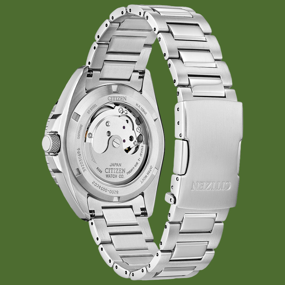 Citizen Sport Automatic Green Two-Tone Day Date NH7531-50E