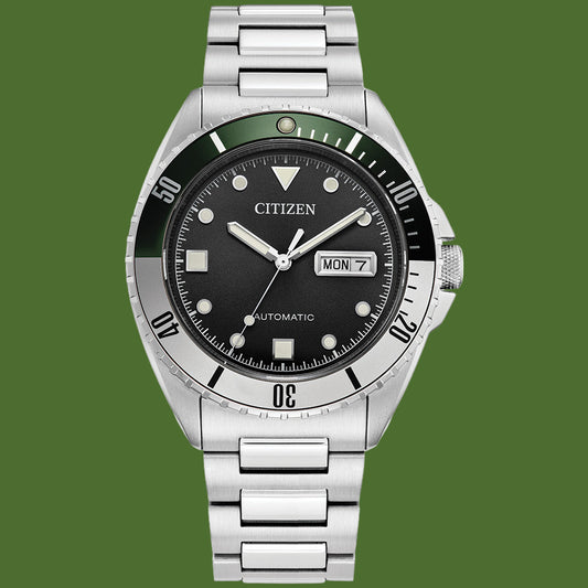 Citizen Sport Automatic Green Two-Tone Day Date NH7531-50E