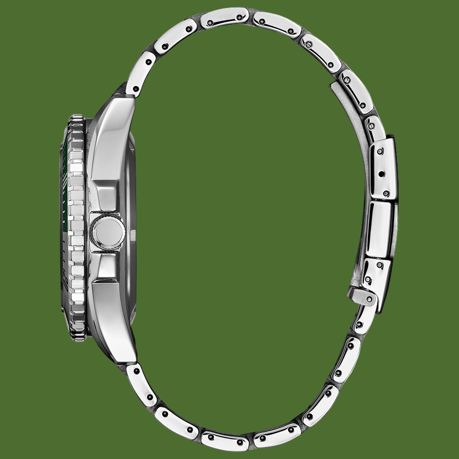 Citizen Sport Automatic Green Two-Tone Day Date NH7531-50E