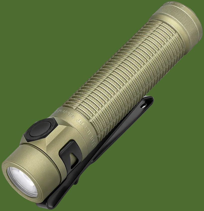 Olight Baton Ultra Rechargeable EDC Flashlight (Olive Green)