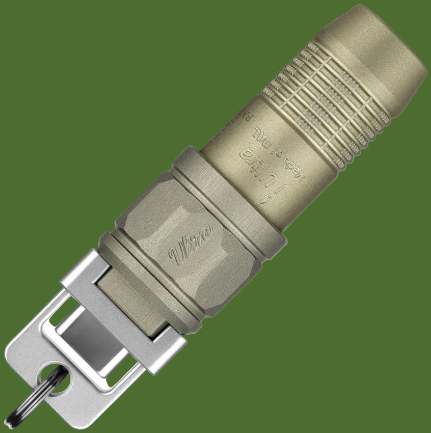 Olight iUltra Keychain Rechargeable Flashlight (Olive Green)