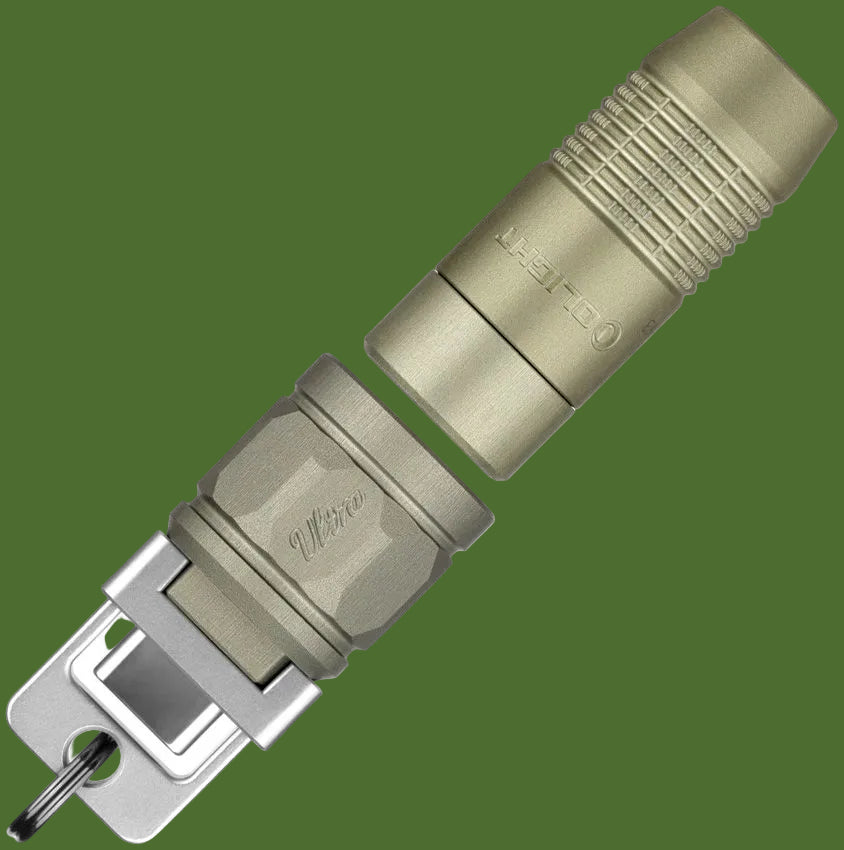 Olight iUltra Keychain Rechargeable Flashlight (Olive Green)