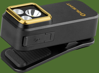 Olight Oclip Pro Rechargeable Flashlight Black/Gold