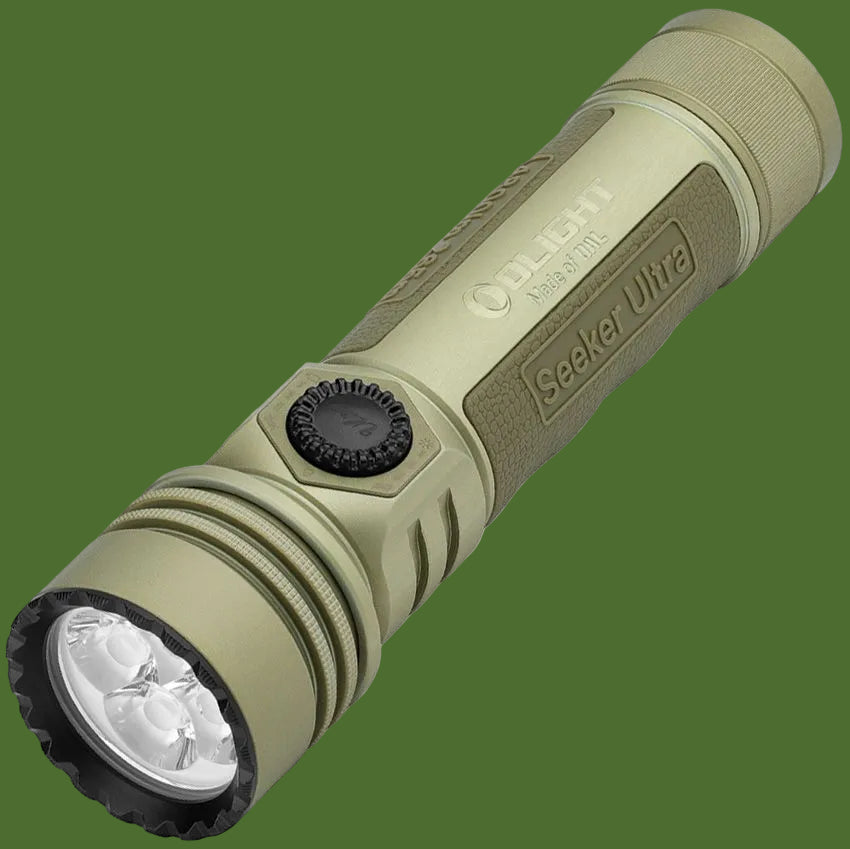 Olight Seeker Ultra Rechargeable Flashlight (Olive Green)