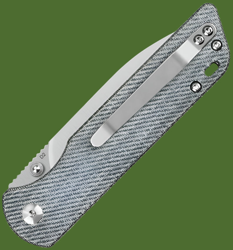 QSP Parrot V2 Linerlock Denim Micarta