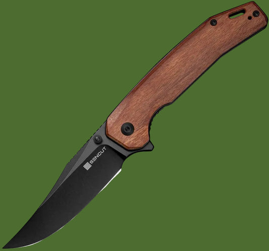 Sencut Vornix Liner Lock Wood