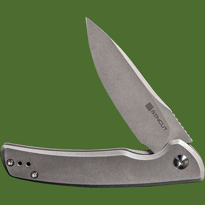 Sencut Tynan Stainless Steel Frame Lock Stonewash