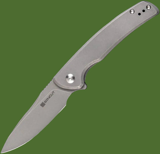 Sencut Tynan Stainless Steel Frame Lock Stonewash