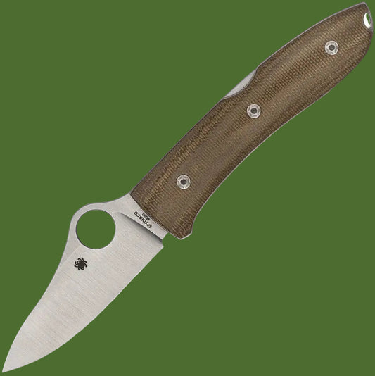 Spyderco SpyOpera Lockback (Brown Micarta)