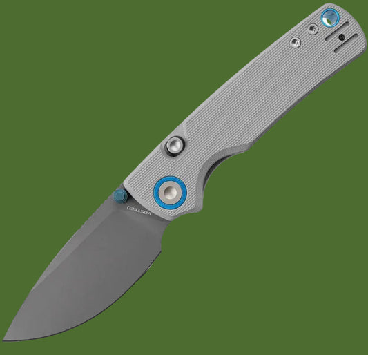 Vosteed Porcupine Top Linerlock (Grey G-10)