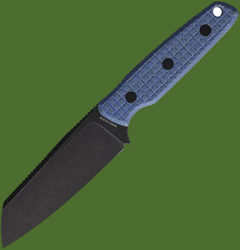 Vosteed Mink Fixed Blade Blue Micarta