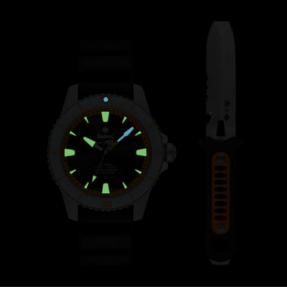 GiantMouse x Zodiac Dive Watch and Dive Knife Box Set