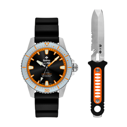 GiantMouse x Zodiac Dive Watch and Dive Knife Box Set