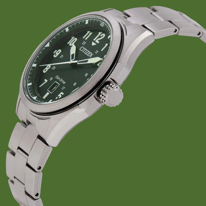 Citizen Terra Force Eco-Drive 41mm Green Dial AW1890-51X